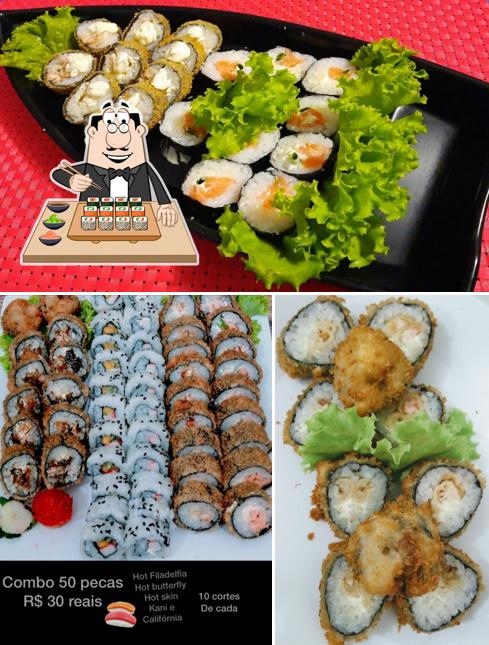 Presenteie-se com sushi no Temakeria Hokkaido Sushi Bar e Delivery