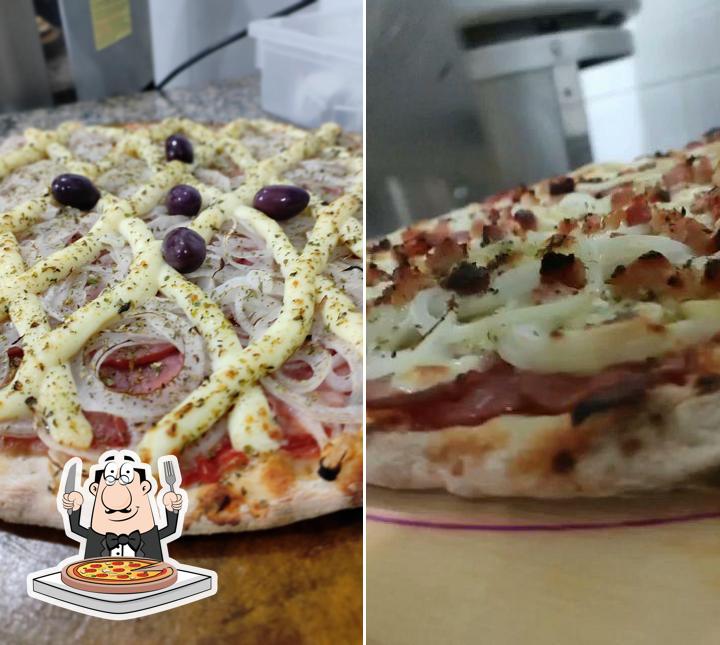 Escolha pizza no PIZZA WORLD