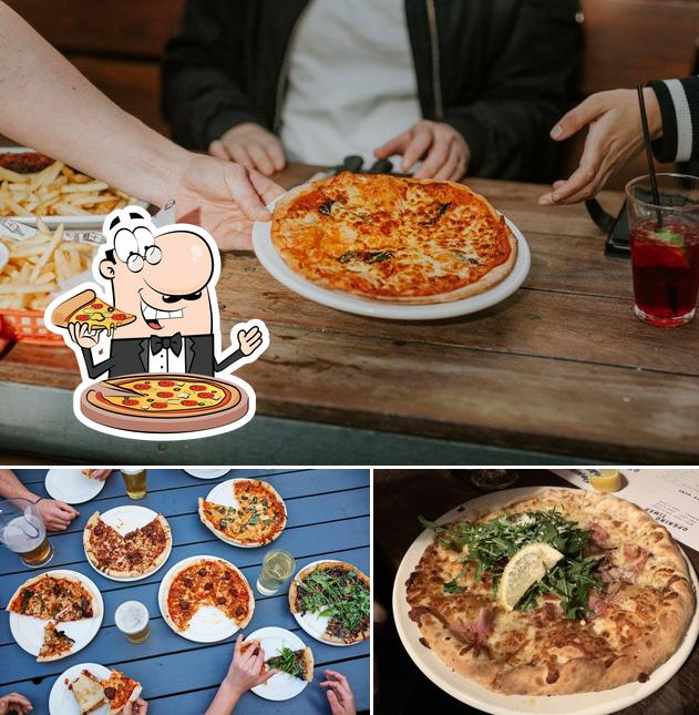 Get pizza at The Penny Black