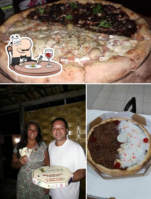 Comida em Oliveira Pizzeria