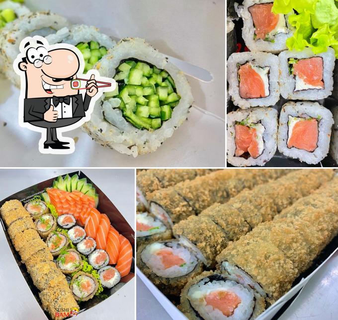 Experimente diversas opções de sushi