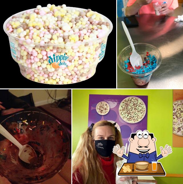 Platos en Dippin' Dots