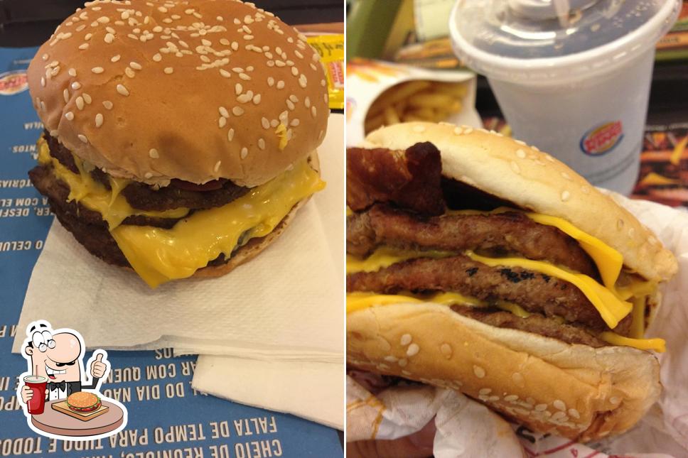 Delicie-se com um hambúrguer no Burger King