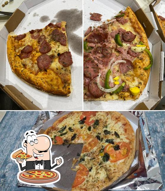 Experimente pizza no A Melhor do Mundo Pizzaria