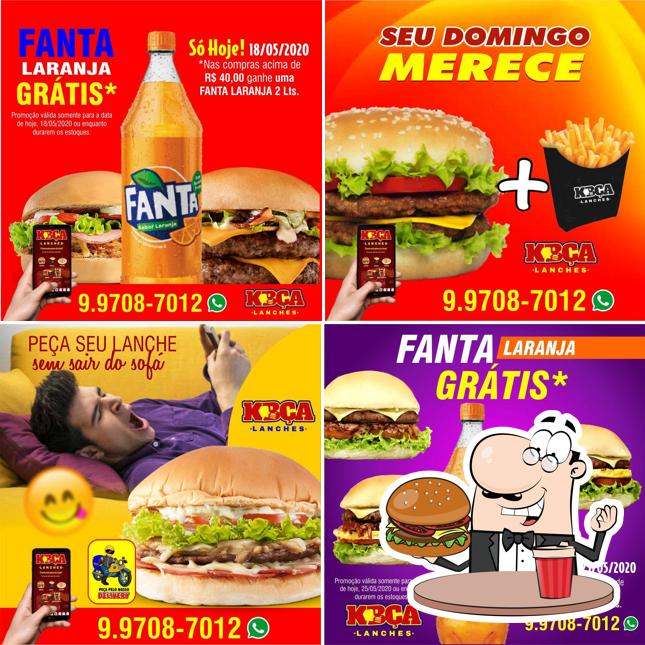 Peça um hambúrguer no Kbça Lanches/disk lanche/lanchonete/Delivery/Disk Entrega