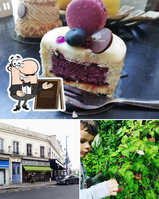 Parmi les diverses choses de la extérieur et la burger, une personne peut trouver sur Boulangerie O. Duroc