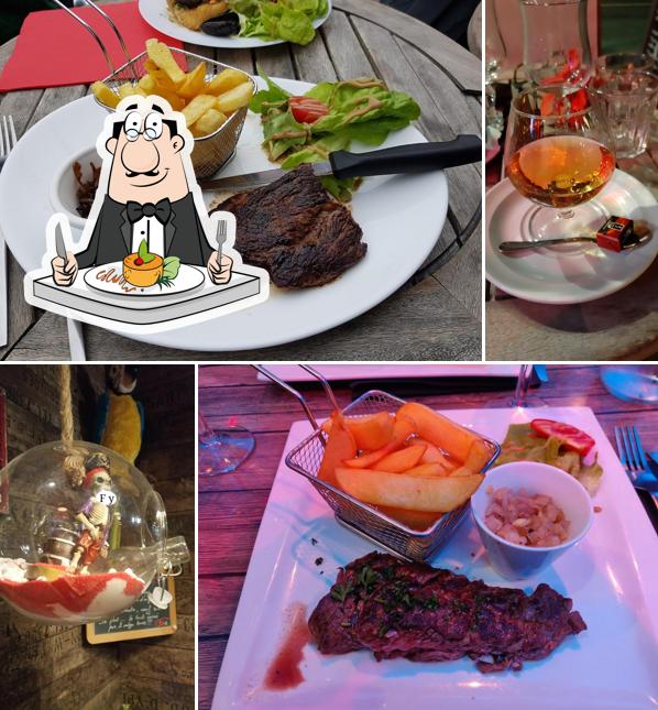 Food at La Taverne du Pirate