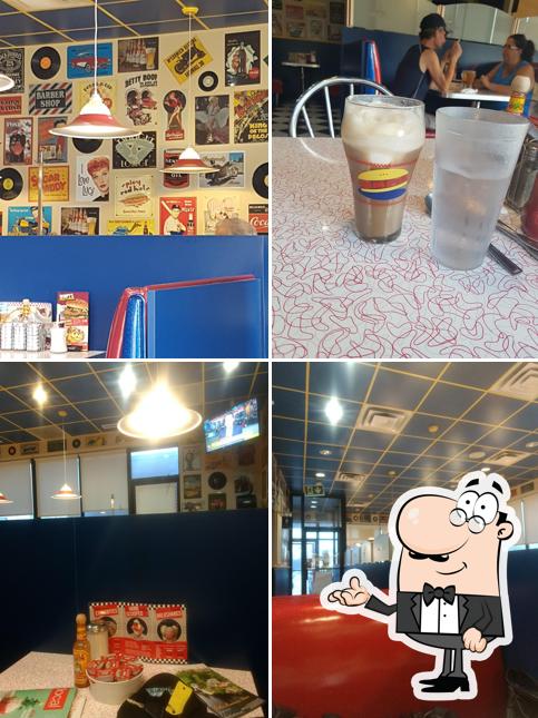 L'intérieur de Wimpy’s Diner