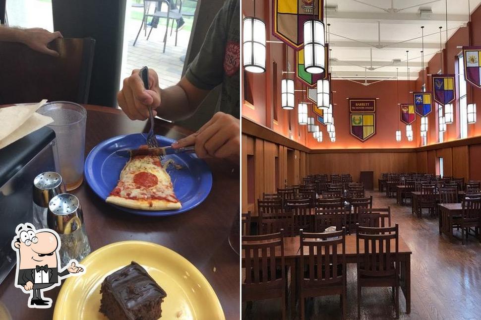 Check out how Barrett Dining Hall looks inside