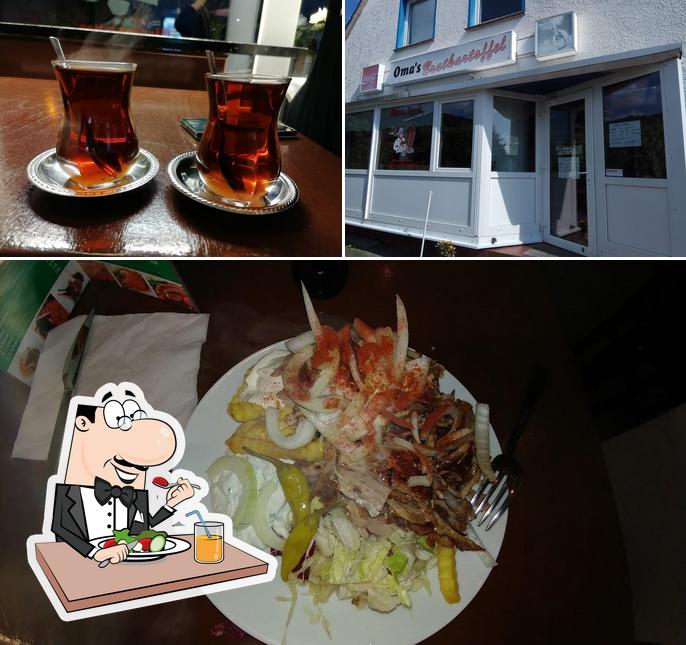 La photo de la nourriture et bière de Oma's Gyros’s