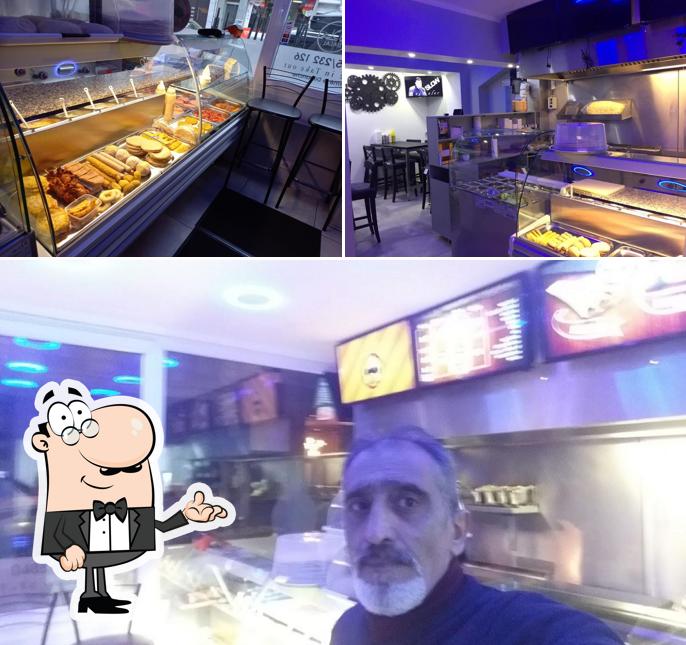 L'intérieur de Laz Burger