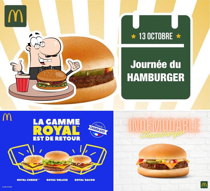 Prenez un hamburger à McDonald's