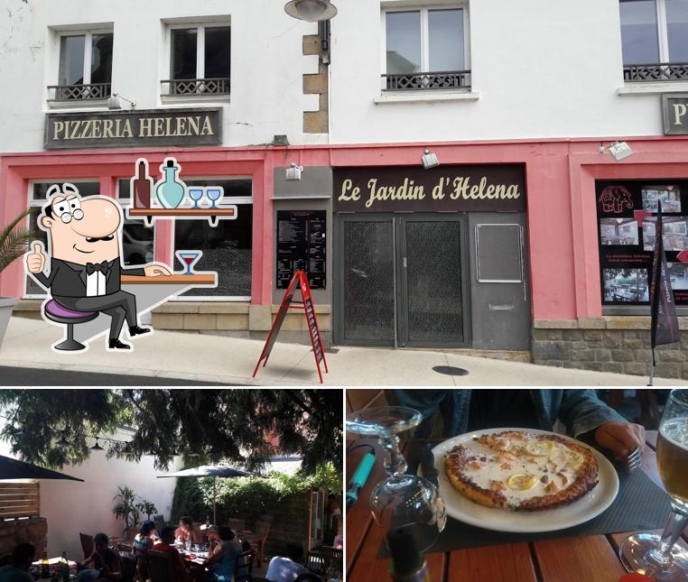 L’image de la intérieur et bière concernant PIZZERIA HELENA