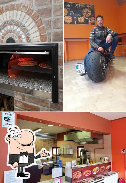 Gli interni di Pizza OK & Kebab