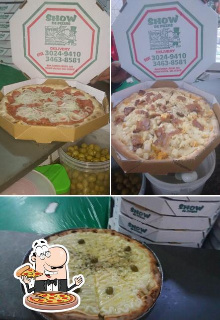 Peça diversos estilos de pizza