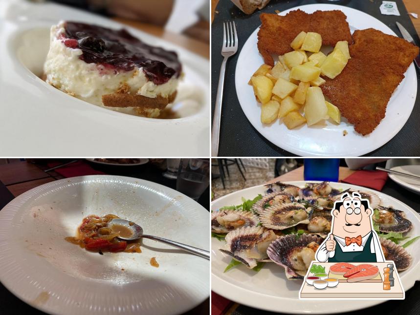 Pescado y patatas fritas en A Horta de San Roque