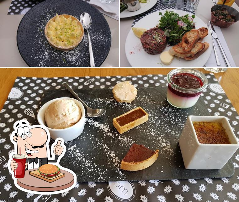 Prova un hamburger a Brasserie de Montbenon