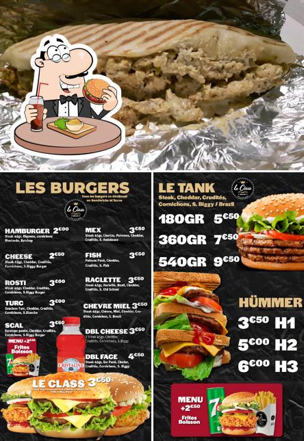 Prenez un hamburger à LE CLASS