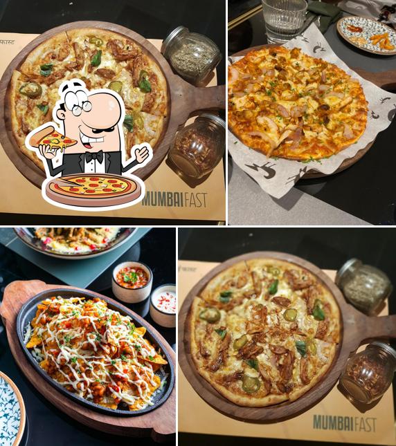 Order pizza at Mumbai Fast -Dining Bar