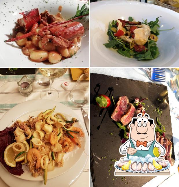 Prova la cucina di mare a Ristorante Osteria del Muraglione