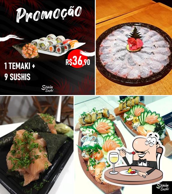 Comida em Senin Sushi