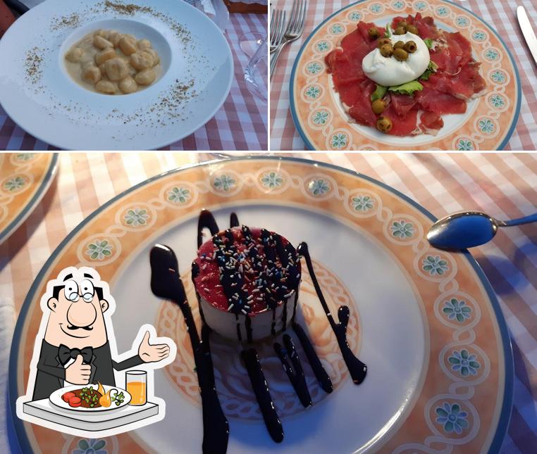 Cibo al Trattoria Due Archi