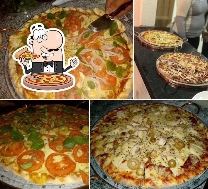 Consiga diversos variedades de pizza