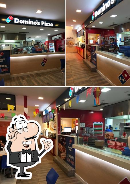 O interior do Dominos Pizza Caruaru Shopping