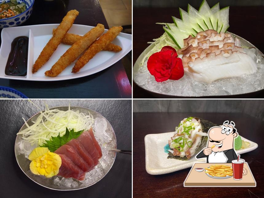 Peça batatas fritas no SUSHIDAN Restaurante Japonês