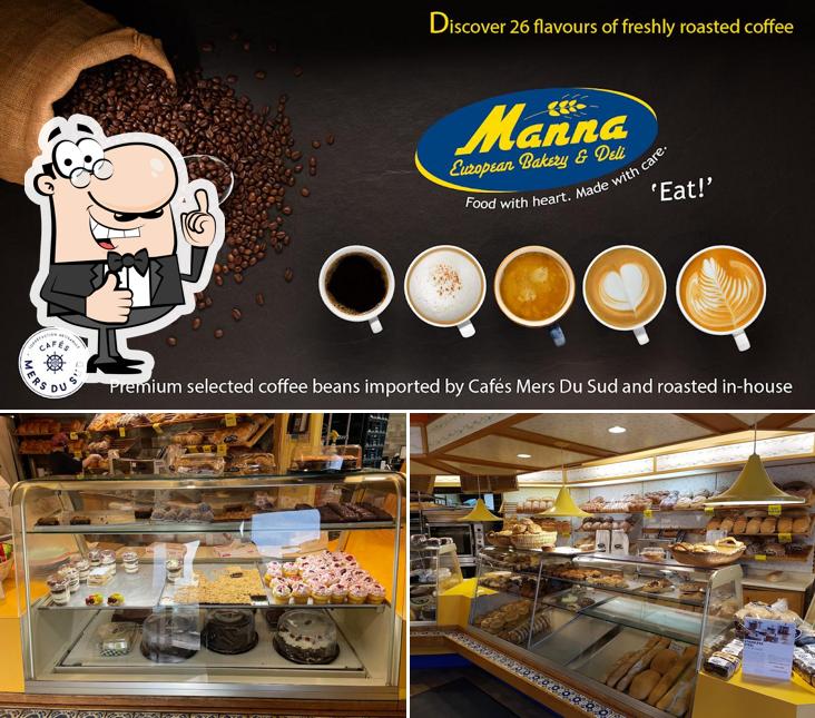 See this picture of Manna European Bakery & Deli