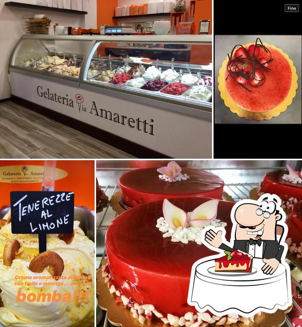 Gelateria Via Amaretti - Gelateria a Poirino serve un'ampia varietà di dolci