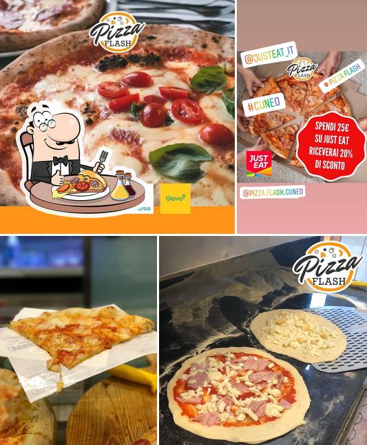 Choisissez des pizzas à Pizzeria flash