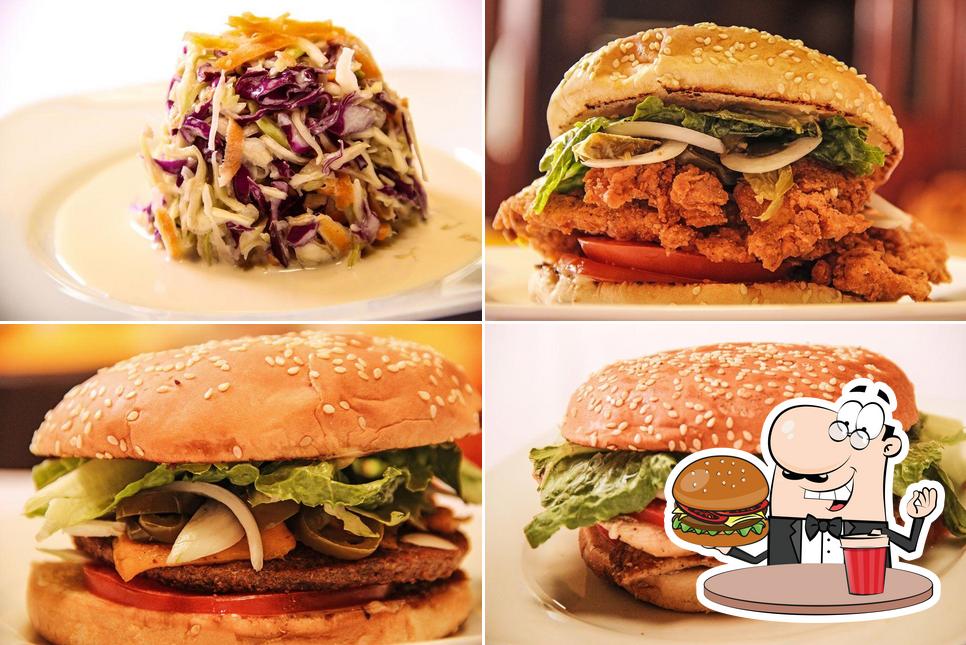 Get a burger at Pollo Charro