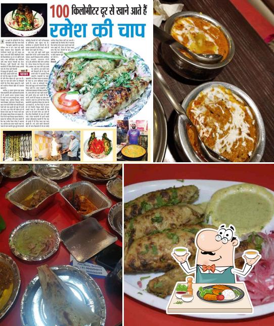 Meals at Ramesh Vaishno Dhaba