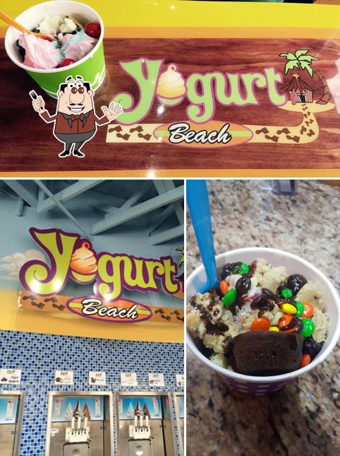 Comida en Yogurt Beach