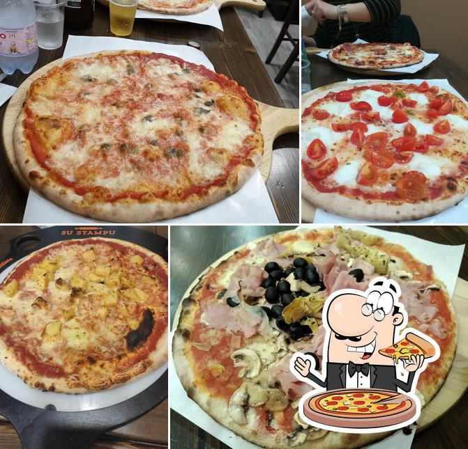 A Su Stampu Pizzeria Assemini, puoi provare una bella pizza