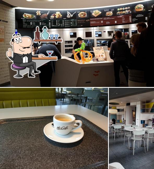 L'intérieur de McDonald's