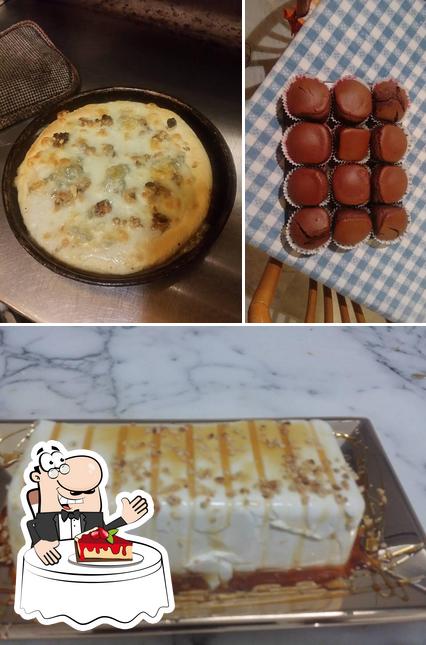 Pizzeria Exilles"E C snc di massa angelo offre un'ampia gamma di dessert