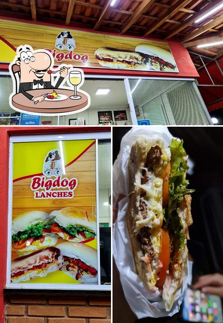 Comida em Big dog lanches