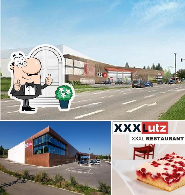 Jetez un coup d’oeil à la photo représentant la extérieur et pizza concernant XXXL Restaurant Kempten