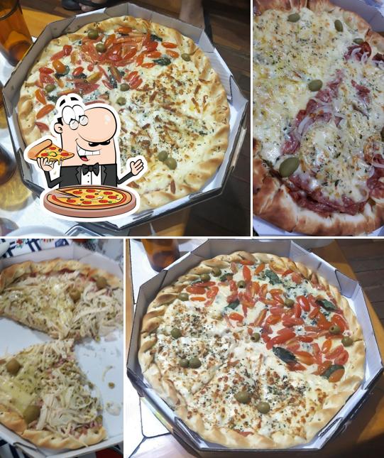 Peça diversos tipos de pizza