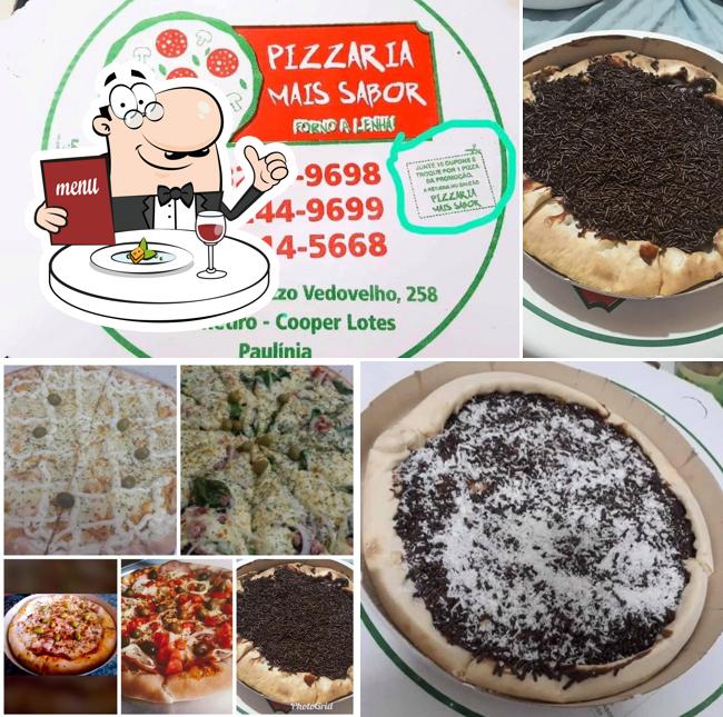 Comida em Pizzaria e Açai Mais Sabor