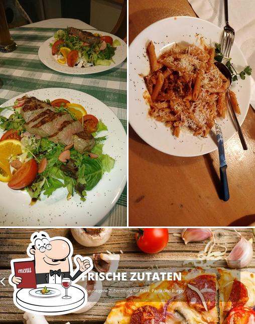 Food at Pizzeria Salute Neder