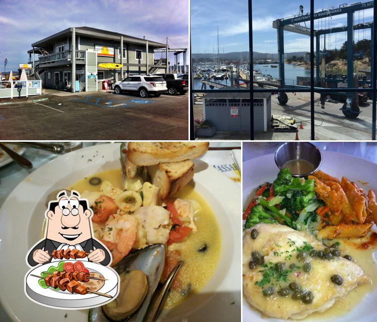 The photo of food and exterior at Massaro & Santos On the Pier