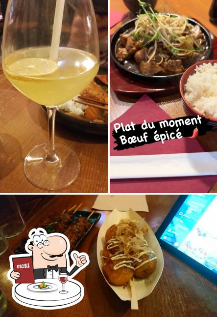 L’image de la nourriture et de l'alcool concernant Bistro izakaya streetfood petitesoeurli