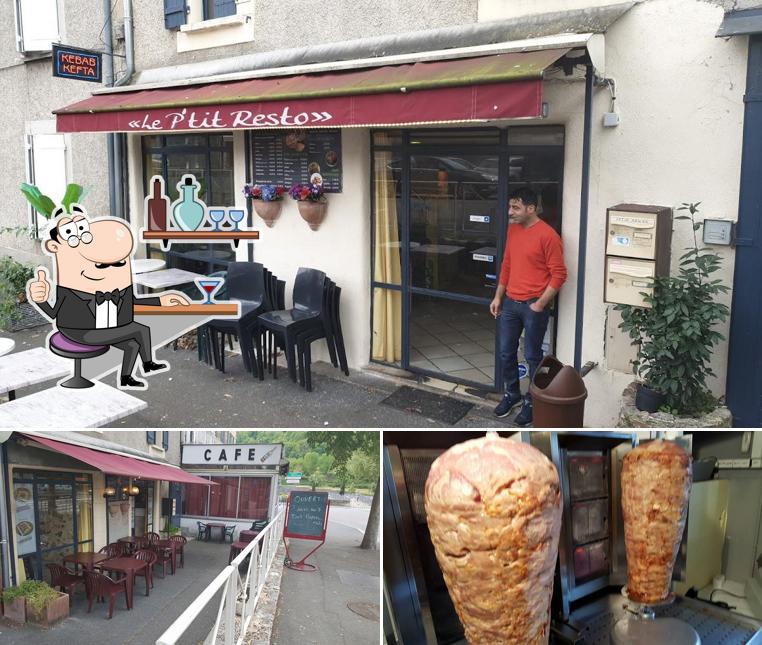 Voici l’image représentant la intérieur et nourriture sur DELICE KEBAB