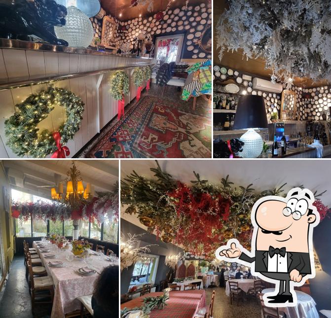 Gli interni di Antica Trattoria La Grotta