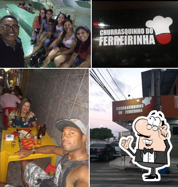 O interior do Churrasquinho do Ferreirinha