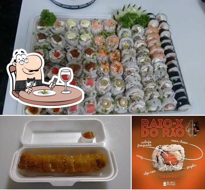 Platos en Oishi sushi delivery