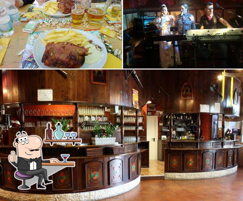 La foto della interni e bancone da bar di Ristorante Birreria I Templari